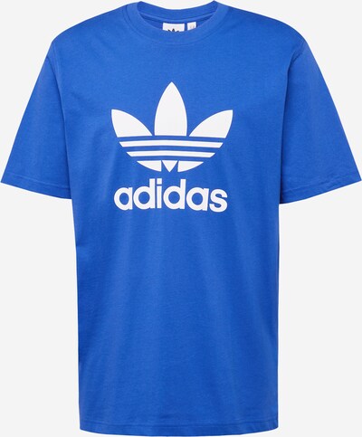 ADIDAS ORIGINALS T-Shirt 'Adicolor Trefoil' in blau / weiß, Produktansicht
