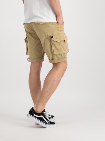 ALPHA INDUSTRIES regular Cargobukser i beige