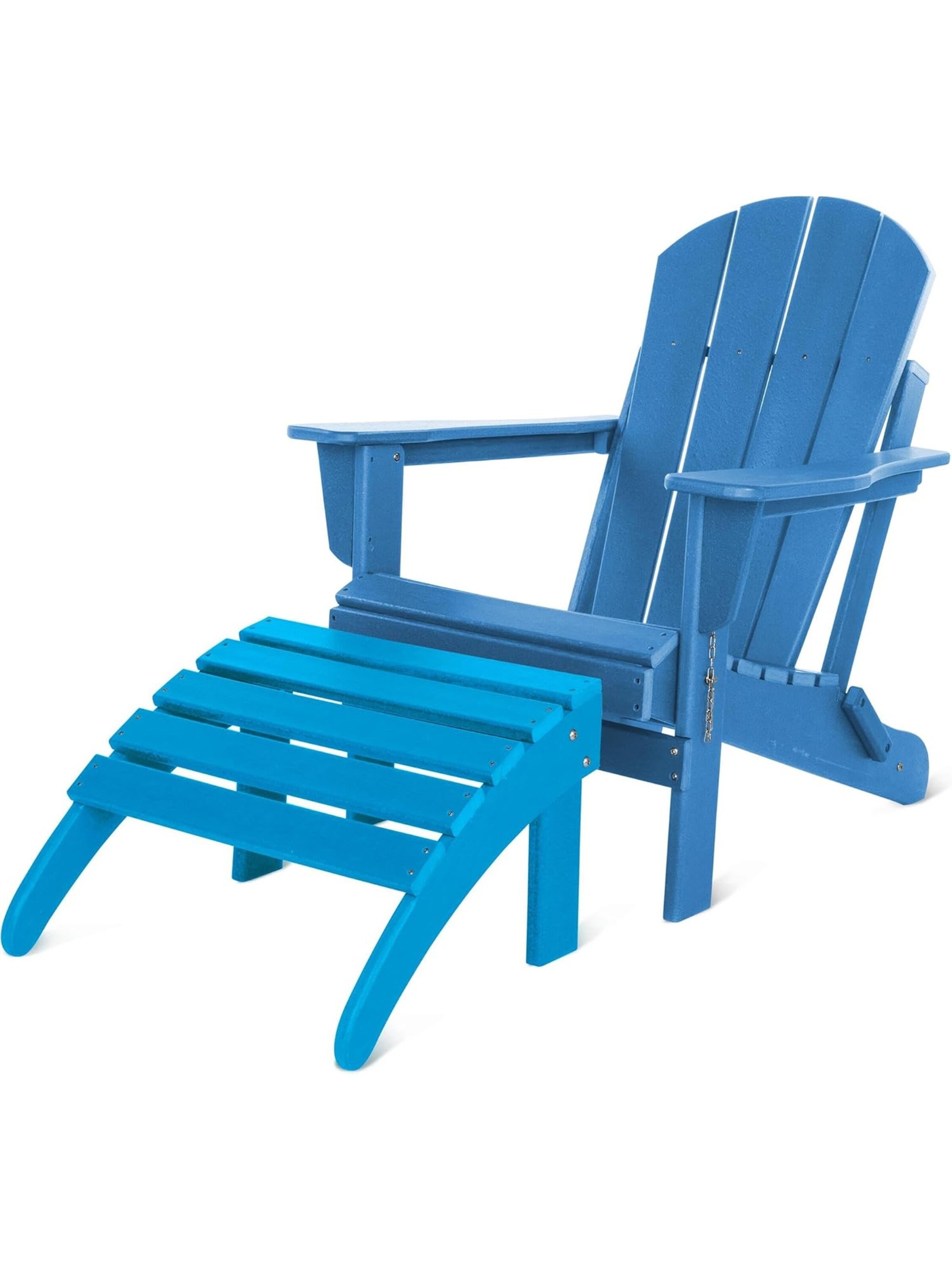 Sièges 'Adirondack' Aspero en bleu : devant