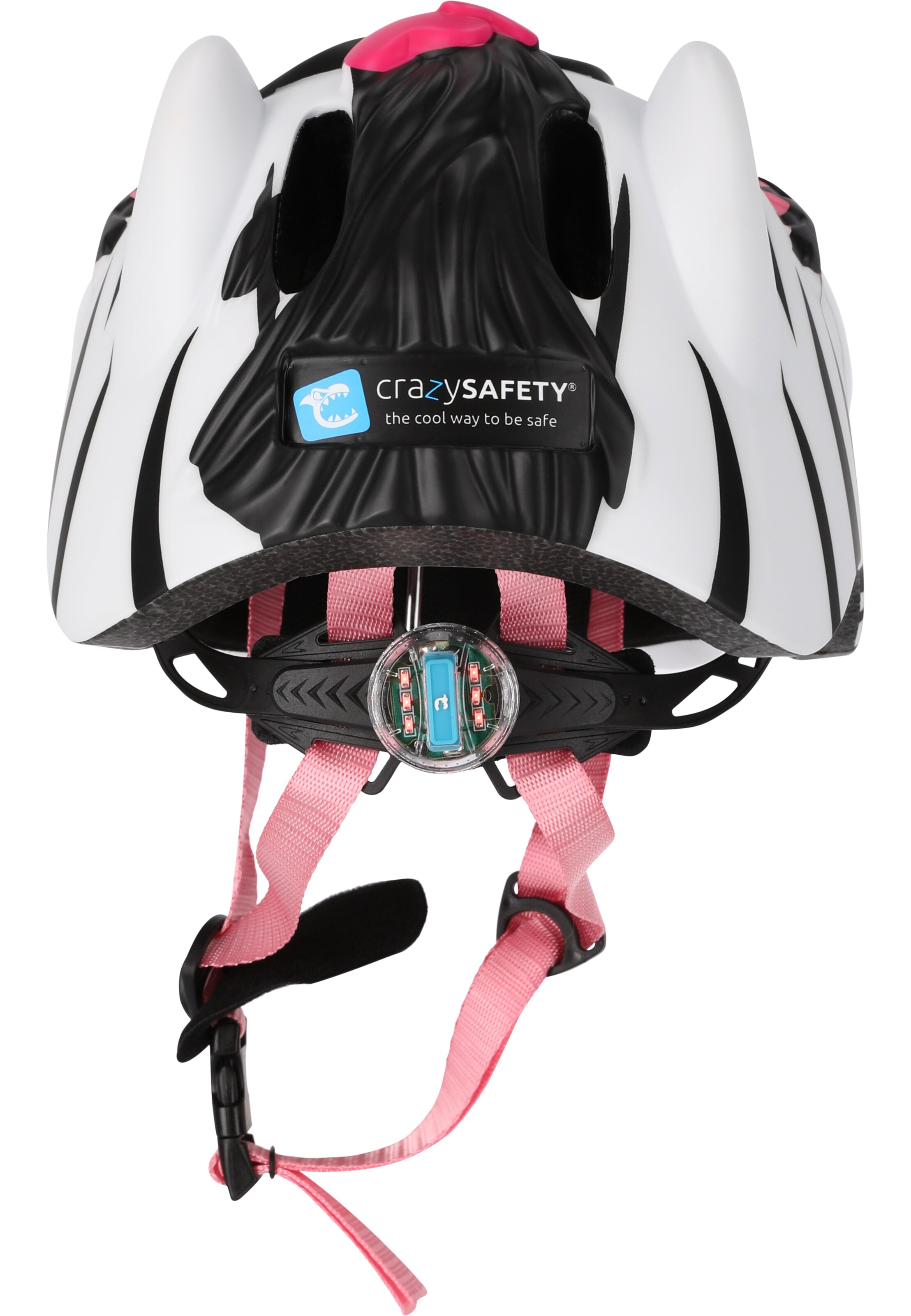 Crazy Safety Helmet 'Zebra' in White