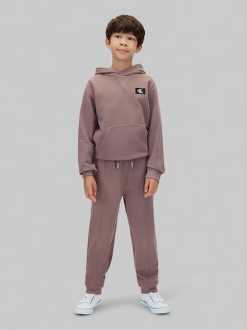 Effilé Pantalon Calvin Klein Jeans en marron