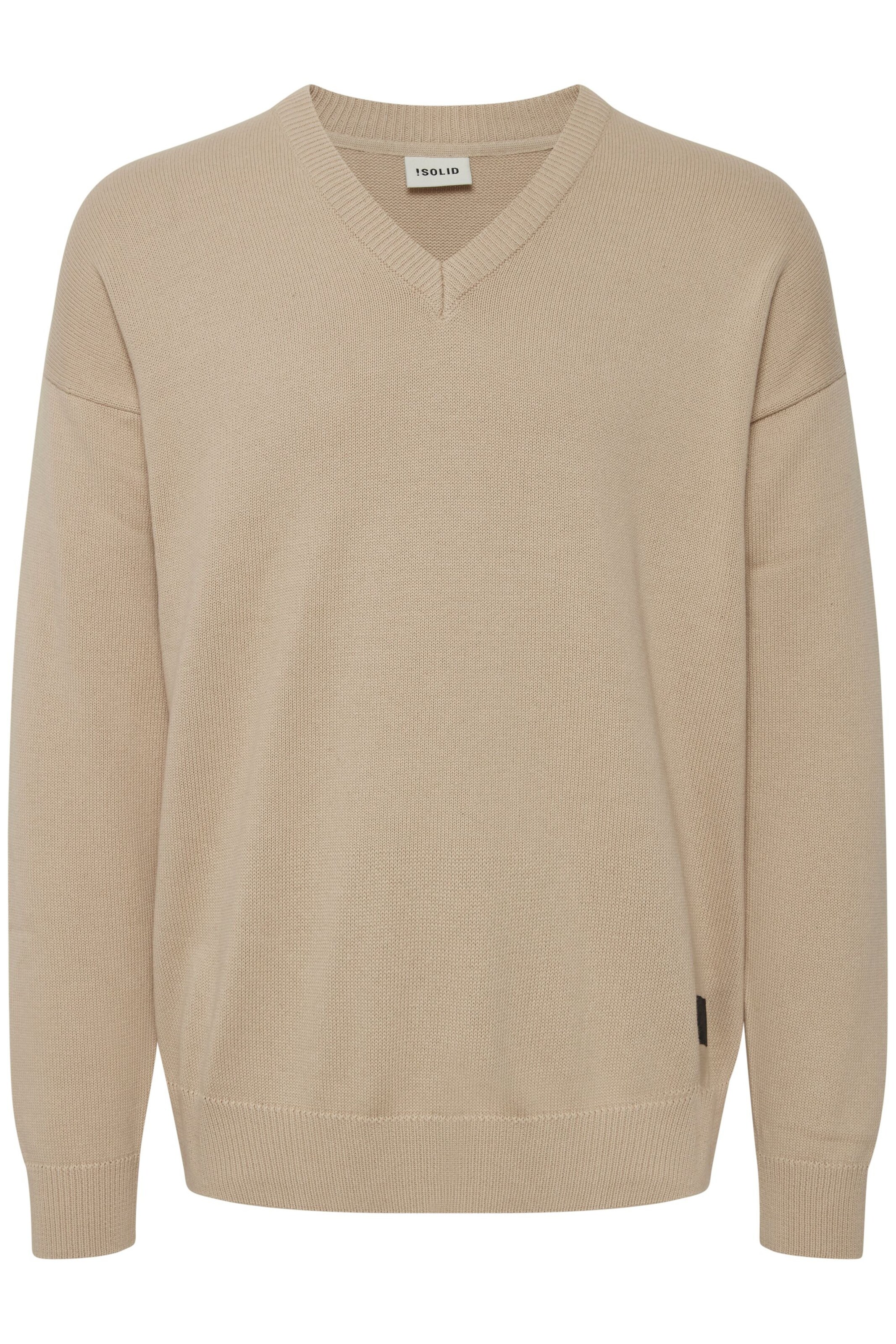 !Solid Pullover 'Durant' in Beige: Vorderseite