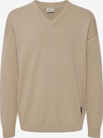 !Solid Pullover 'Durant' in Beige: predná strana