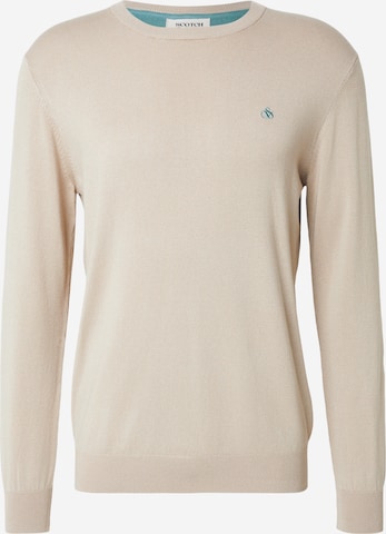 Pull-over 'Seasonal Core' SCOTCH & SODA en gris : devant