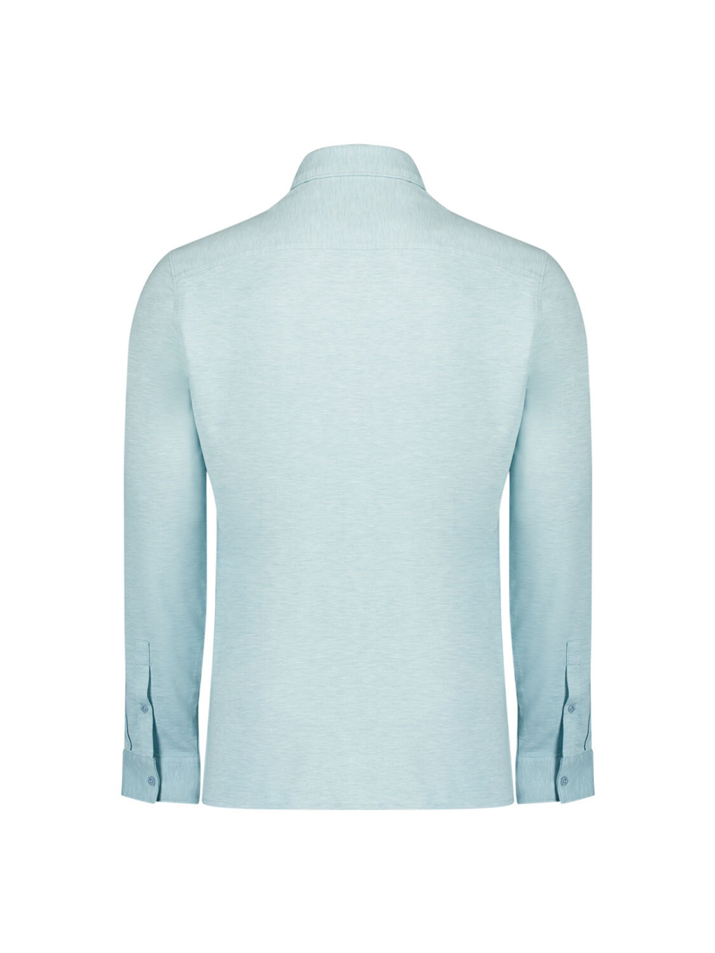 No Excess Regular Fit Hemd in Blau