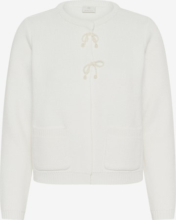 Cardigan 'KAbowie' Kaffe en blanc : devant
