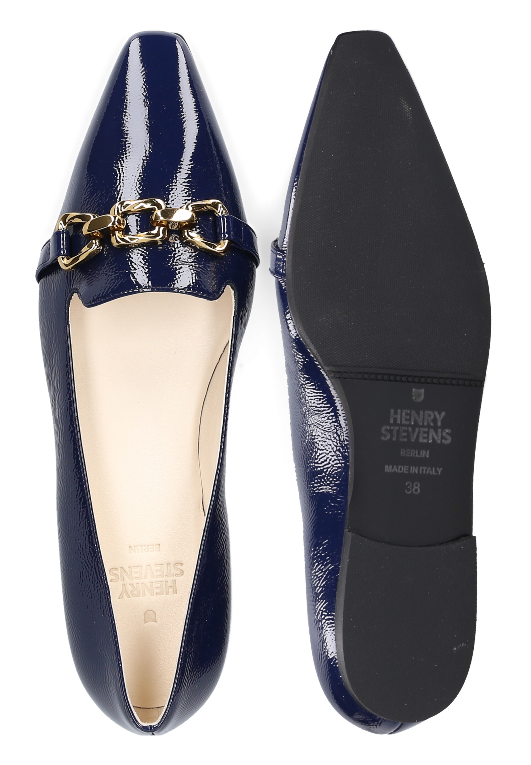 Henry Stevens Loafer 'Madison HVL' in Blau