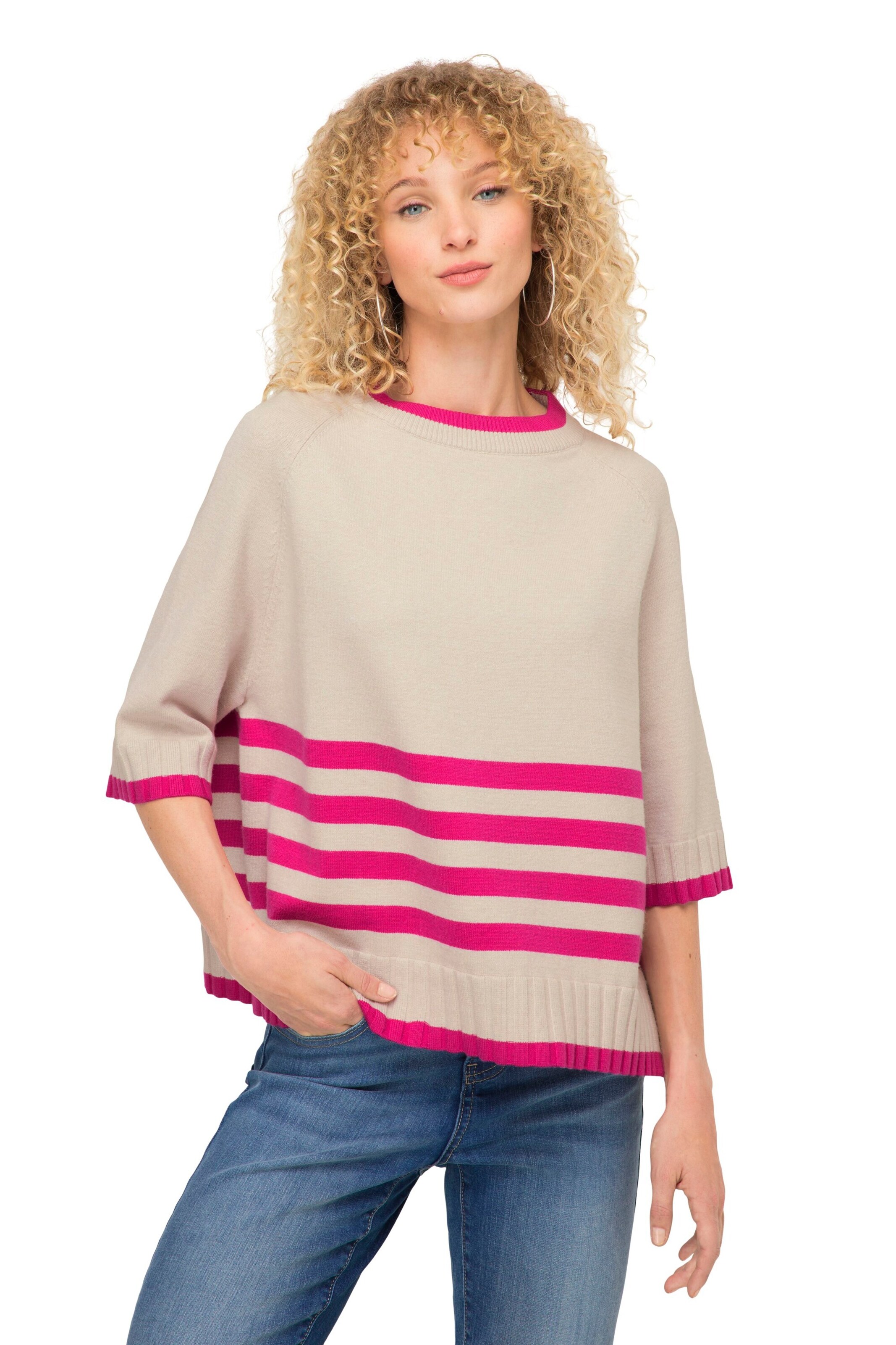 LAURASØN Pullover in Beige: Vorderseite