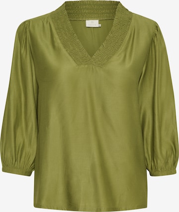 Kaffe - Blusa 'Dahlia' em verde: frente