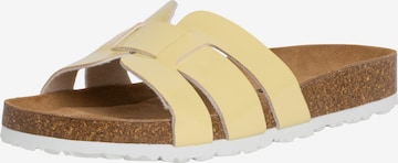 TAMARIS Mules in Yellow: front