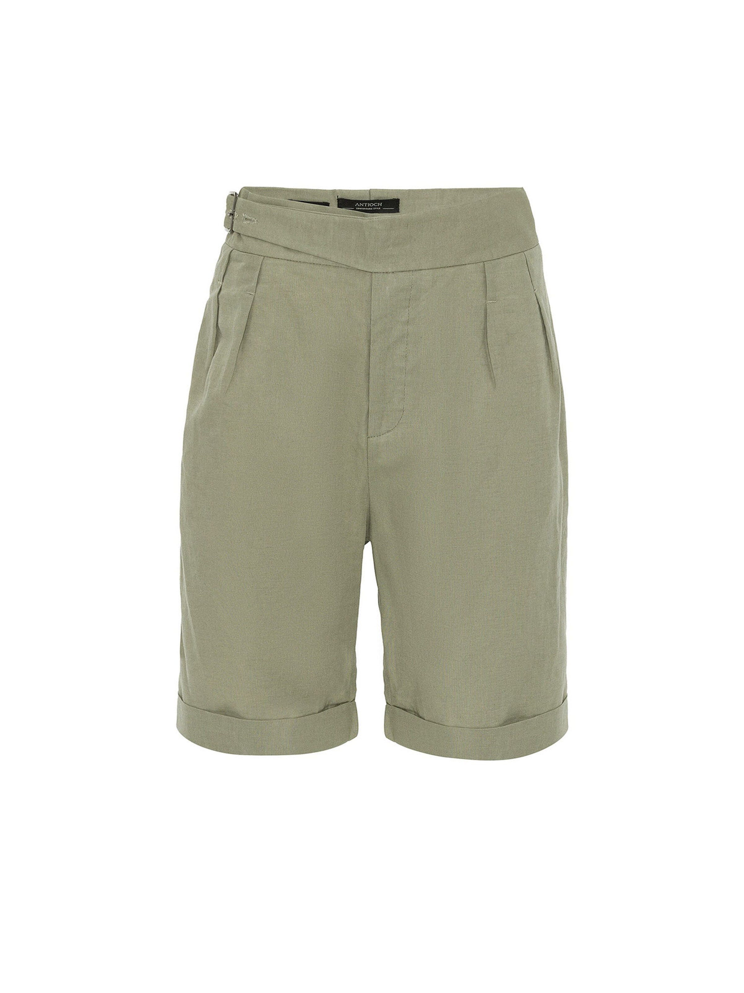 Antioch Szabványos Élére vasalt nadrágok - zöld: elől