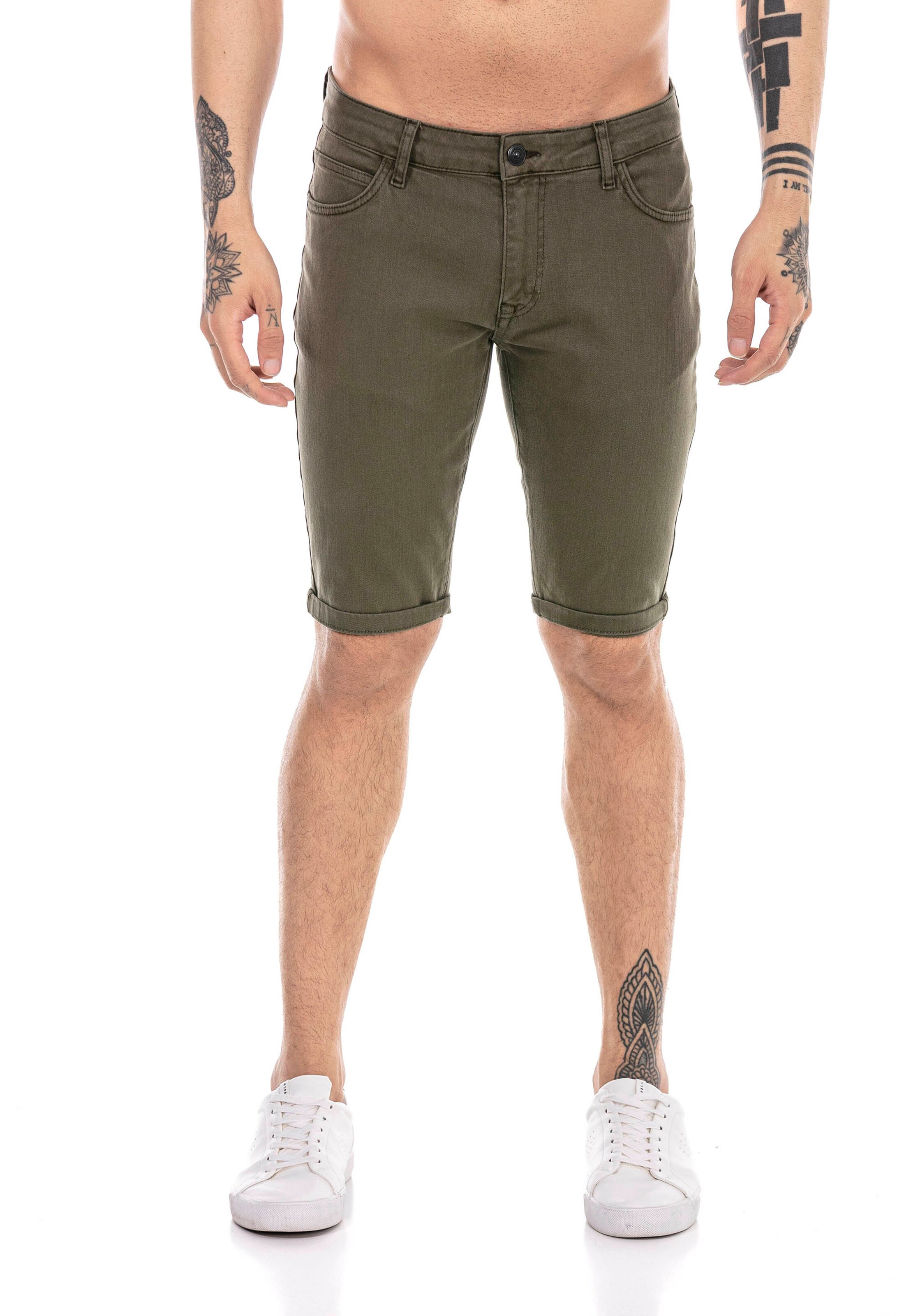 Männer Hosen Redbridge Chinoshort 'Rayleigh' in Khaki - IZ87520 Männer Hosen Redbridge Chinoshort 'Rayleigh' in Khaki - IZ87520