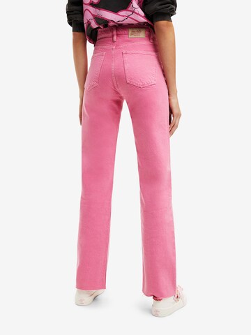 regular Jeans di Desigual in rosa