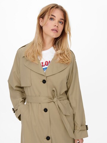 Manteau mi-saison ONLY en beige : devant