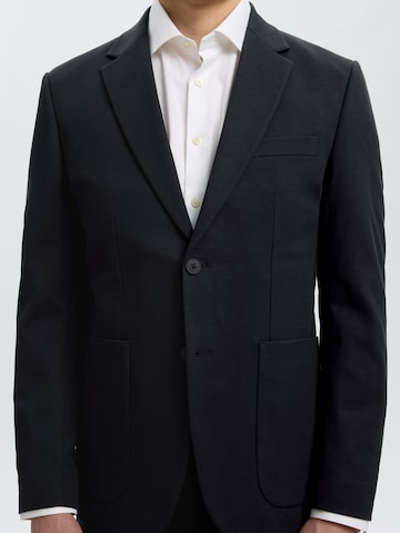 SELECTED Slim fit Suit Jacket 'SLMLOMAIR' in Black