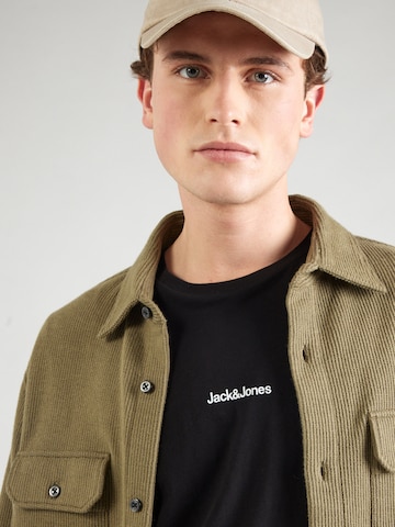 juoda JACK & JONES Marškinėliai 'JJMINE'