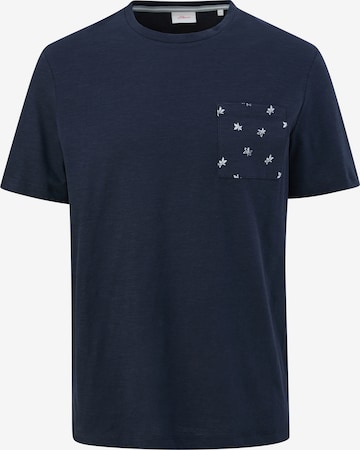 s.Oliver T-Shirt in Blau: predná strana