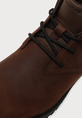 Boots stringati 'QUINTERO' di SKECHERS in marrone