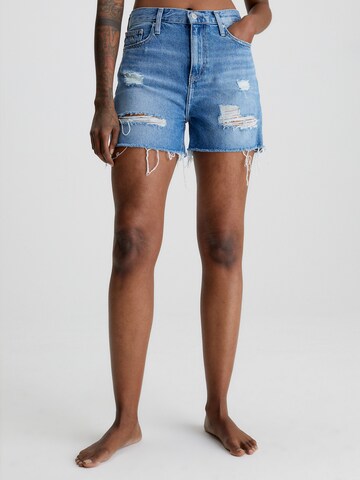 Calvin Klein Jeans Regular Shorts in Blau: predná strana