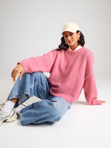 JDY Pullover 'JDYZOEY' in Pink: Vorderseite