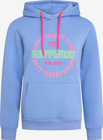 Zwillingsherz Sweatshirt 'Sarah' in Blauw: voorkant