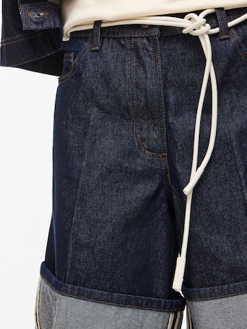 Loosefit Jean ROUGE EDIT en bleu