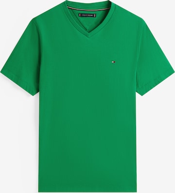 TOMMY HILFIGER Футболка 'ESSENTIAL' в Зеленый: спереди