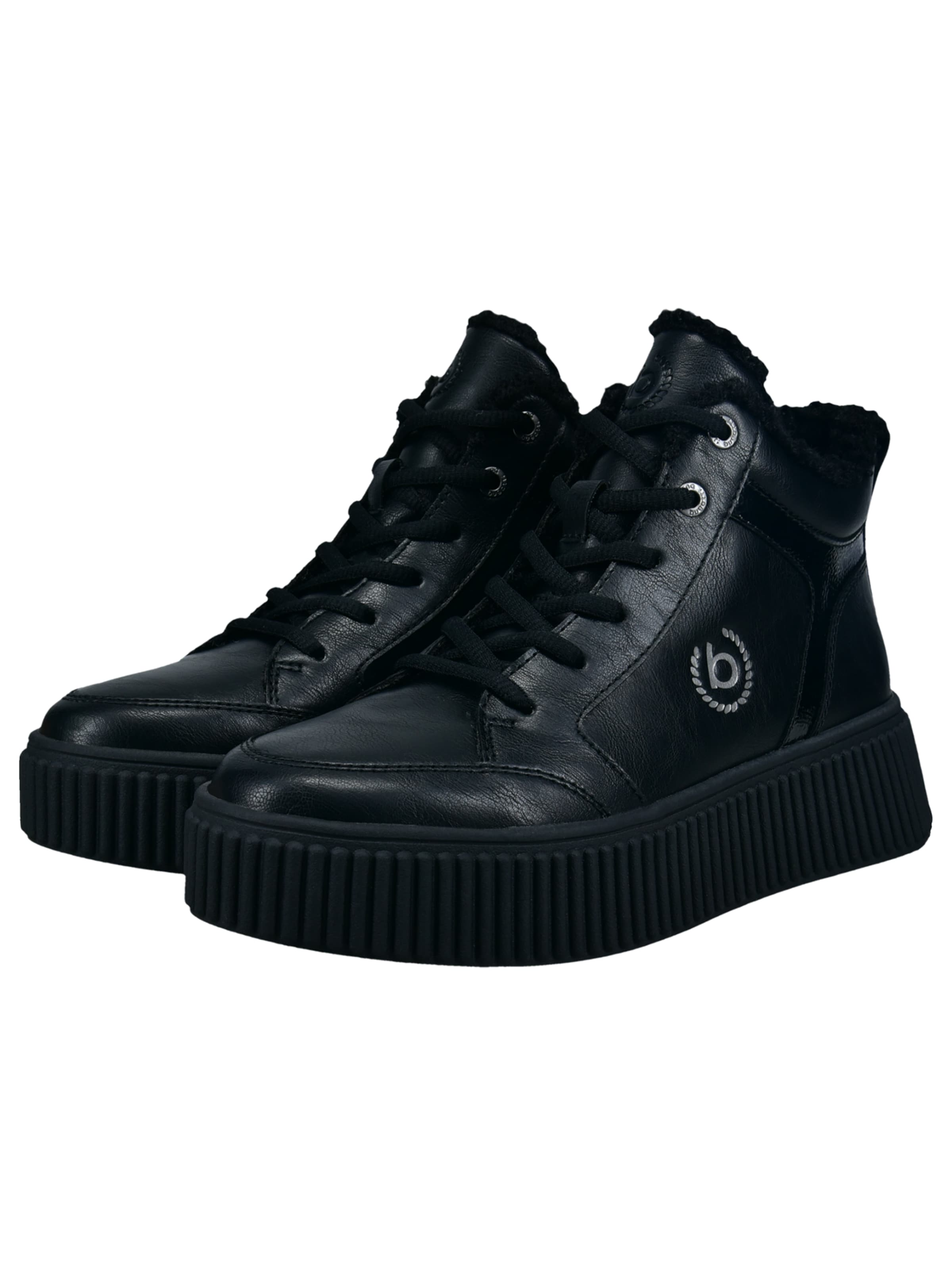bugatti Hög sneaker i svart