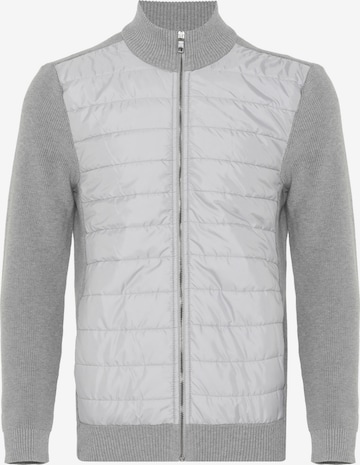 Vestes en maille Jimmy Sanders en gris : devant