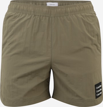 Calvin Klein Underwear - Bermudas en verde: frente