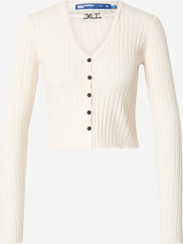 Giacchetta di KARL LAGERFELD JEANS in bianco: frontale