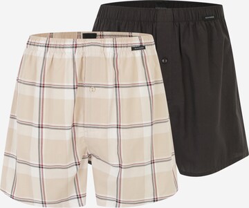 Boxers SCHIESSER en beige : devant