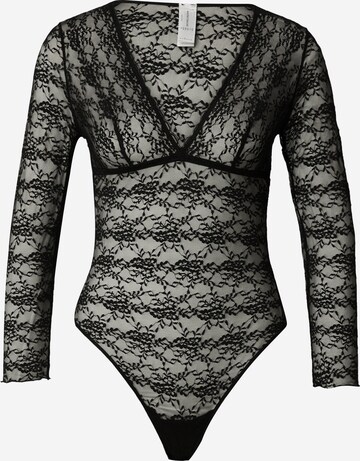 Women' Secret Bodysuit in Black: front