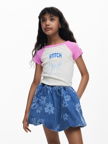 Desigual - Camiseta 'Stich™' en blanco: frente