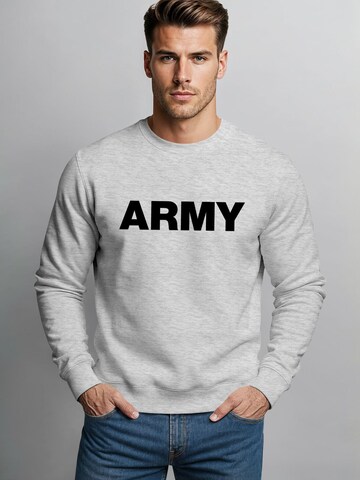 Neverless Sweatshirt 'Army'‌‌‌‌ in Grau