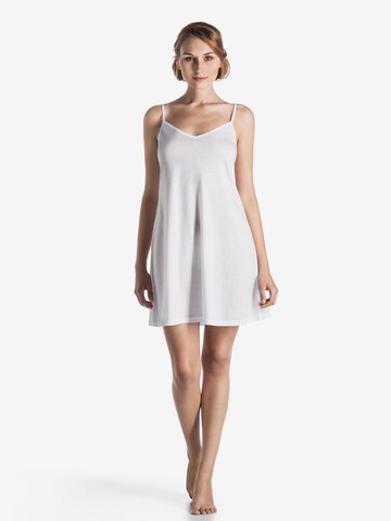 Hanro Dress ' Ultralight ' in White: front