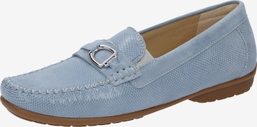 Mocassin SIOUX en bleu : devant