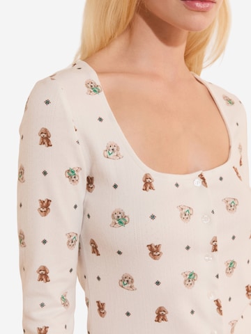 Camicia da notte 'Rita' di ETAM in beige