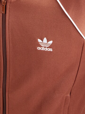 Veste de survêtement 'Adicolor Classics SST' ADIDAS ORIGINALS en marron