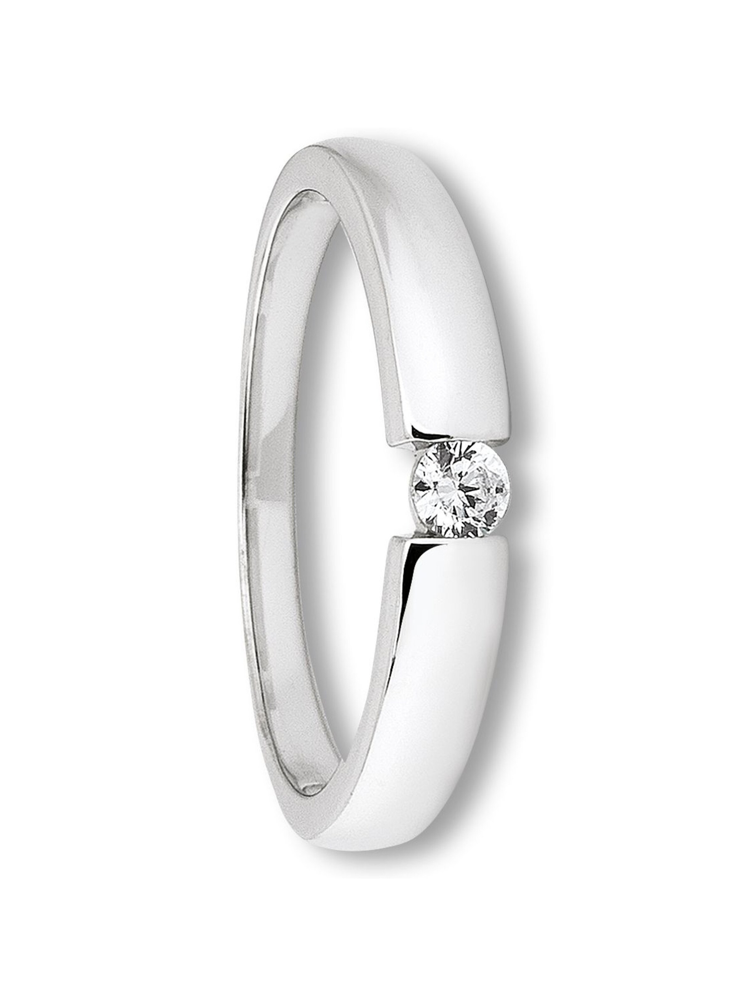 ONE ELEMENT Ring in Silber: Vorderseite