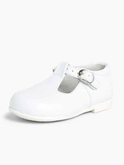 Pisamonas First-Step Shoes in White, Item view