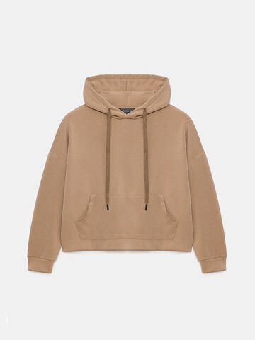 Sweat-shirt No Matter What en beige