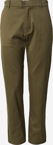 ABOUT YOU x Jaime Lorente Normální Chino kalhoty 'Timur' – zelená: přední strana