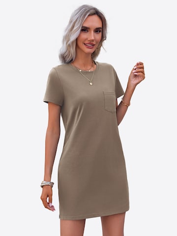 Imily Bela Šaty – hnědá: přední strana