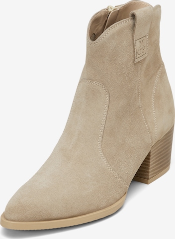 Marc O'Polo Cowboy Boots in Beige: front