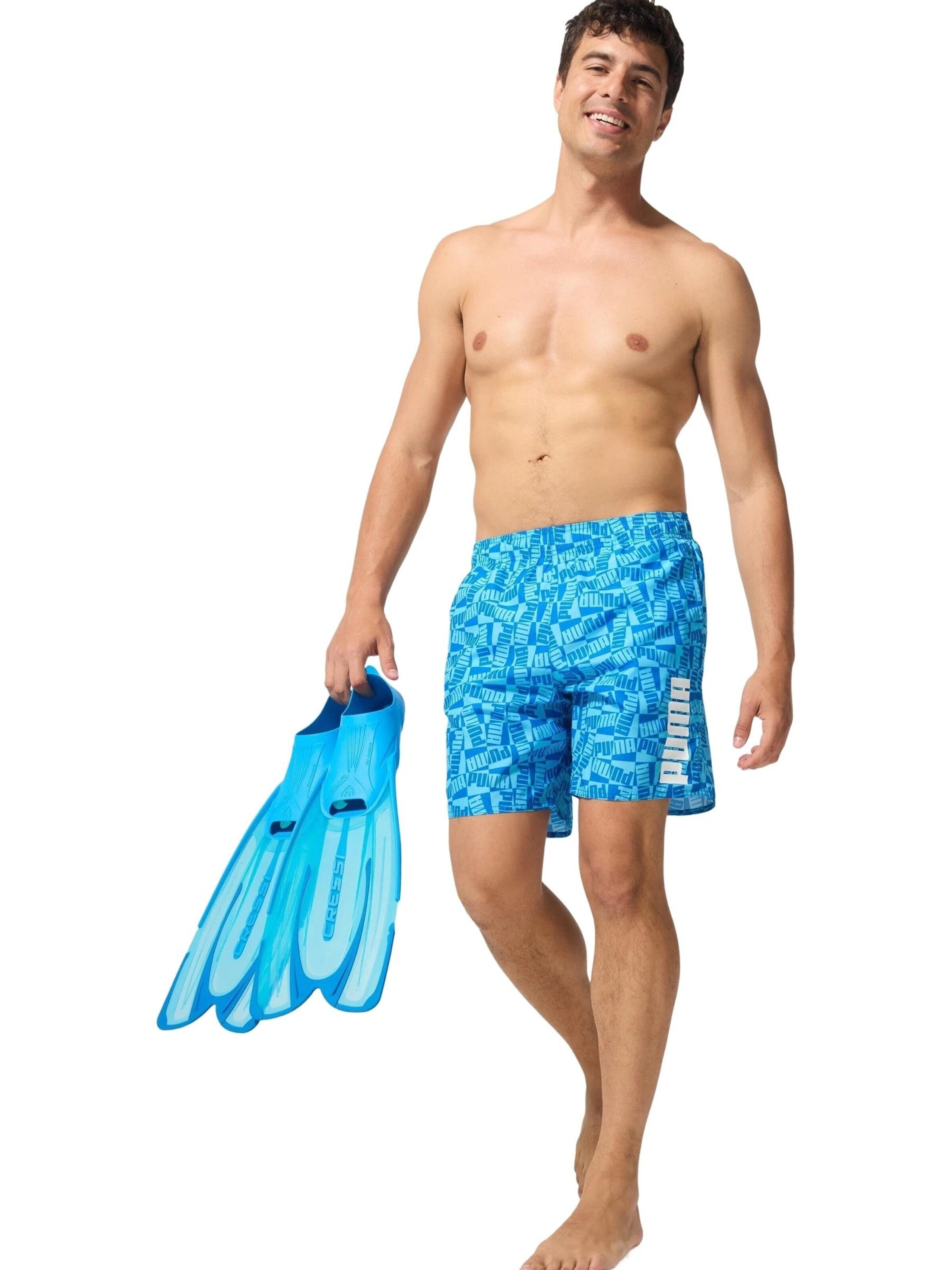 PUMA - Calções de surf em azul