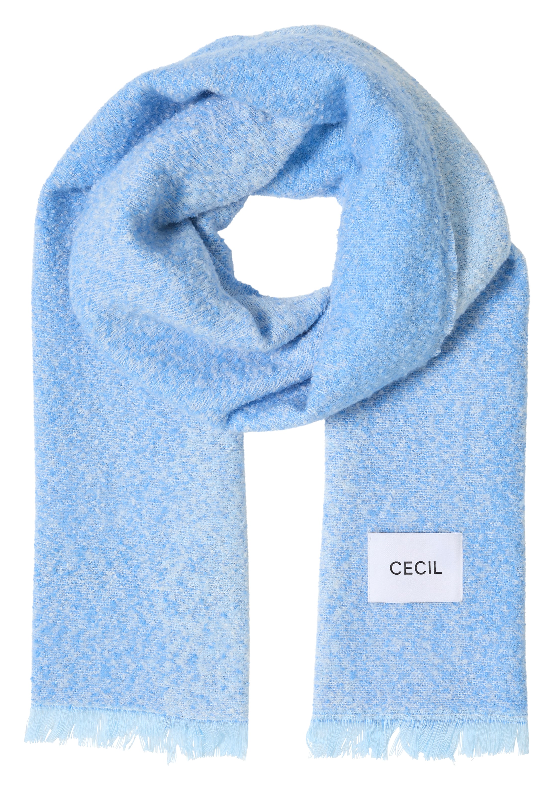 CECIL Scarf in Blue: front