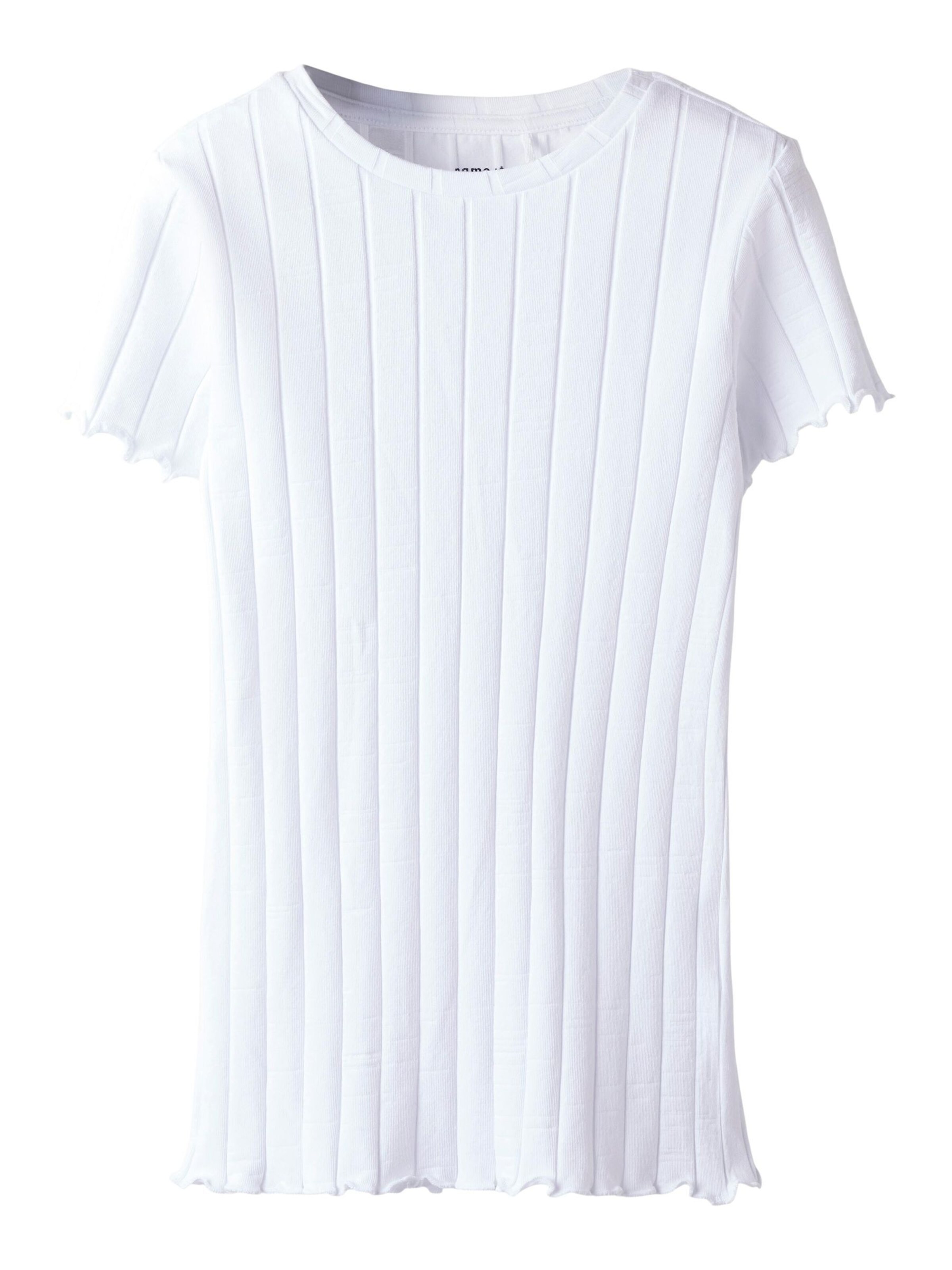 NAME IT Shirt 'NKFNoralina' in White: front