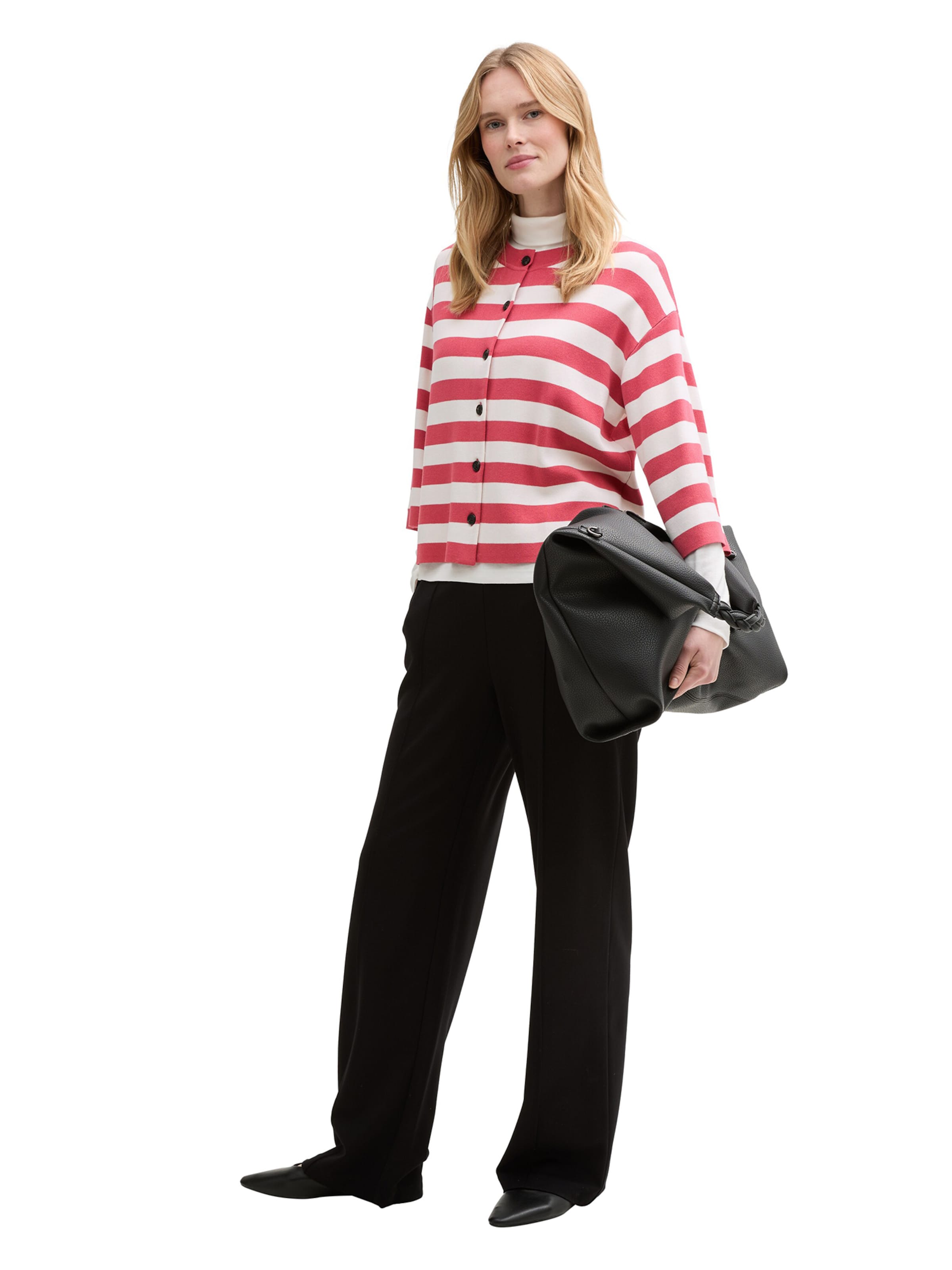 Cardigan TOM TAILOR en rouge