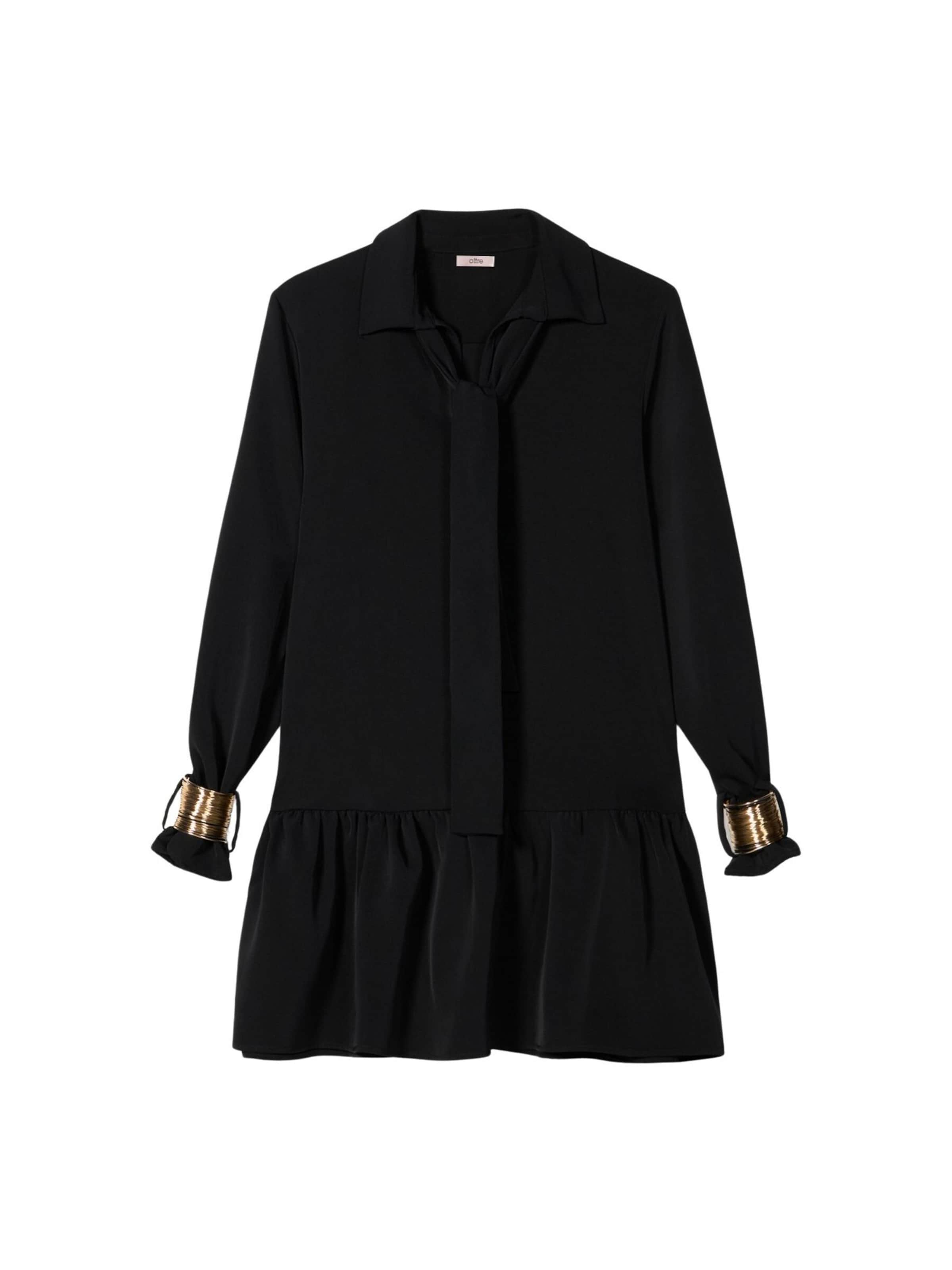 Robe oltre en noir : devant